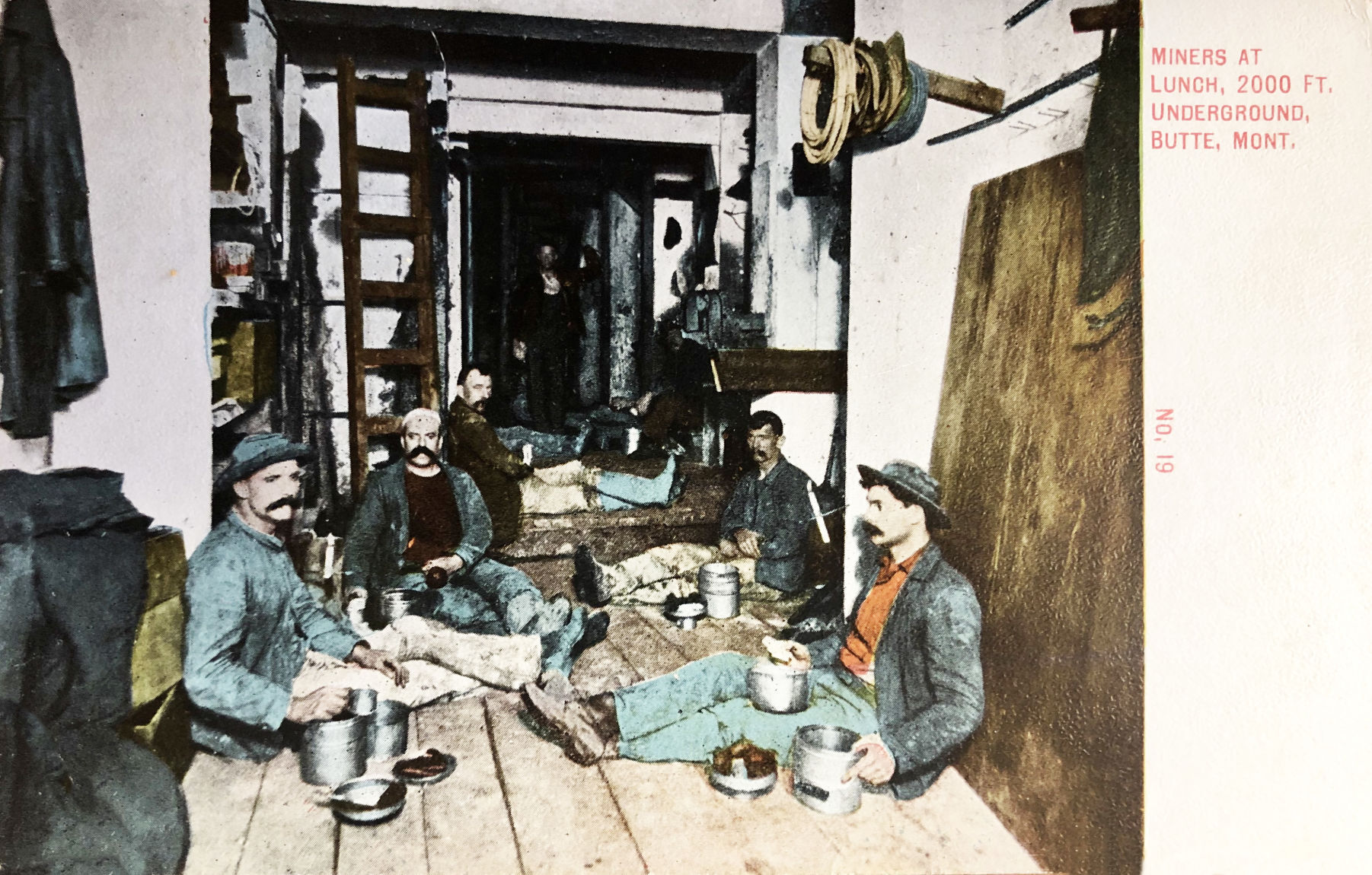 Miners at lunch